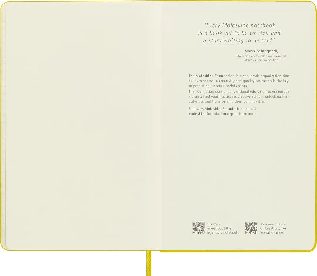 MOLESKINE Notizbuch Color 13x21cm 56598853049 gelb, liniert, 192 Blatt, HC