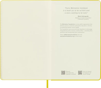 MOLESKINE Notizbuch Color 13x21cm 56598853049 gelb, liniert, 192 Blatt, HC