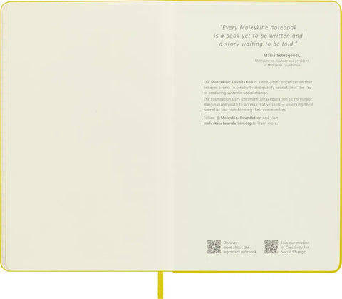 MOLESKINE Notizbuch Color 13x21cm 56598853049 gelb, liniert, 192 Blatt, HC