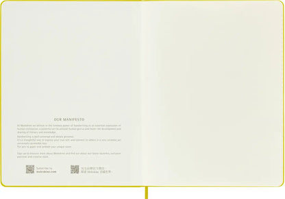 MOLESKINE Notizbuch Color 25x19cm 56598853056 gelb, liniert, 192 Blatt, HC