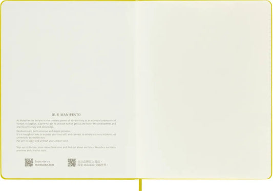MOLESKINE Notizbuch Color 25x19cm 56598853056 gelb, liniert, 192 Blatt, HC
