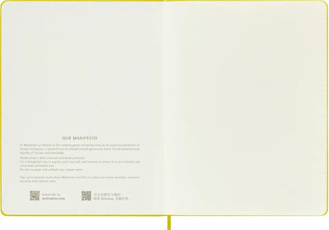 MOLESKINE Notizbuch Color 25x19cm 56598853056 gelb, liniert, 192 Blatt, HC