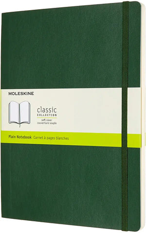 MOLESKINE Notizbuch XL SC 25x19cm 600066 blanko, myrtengrün, 192 S.