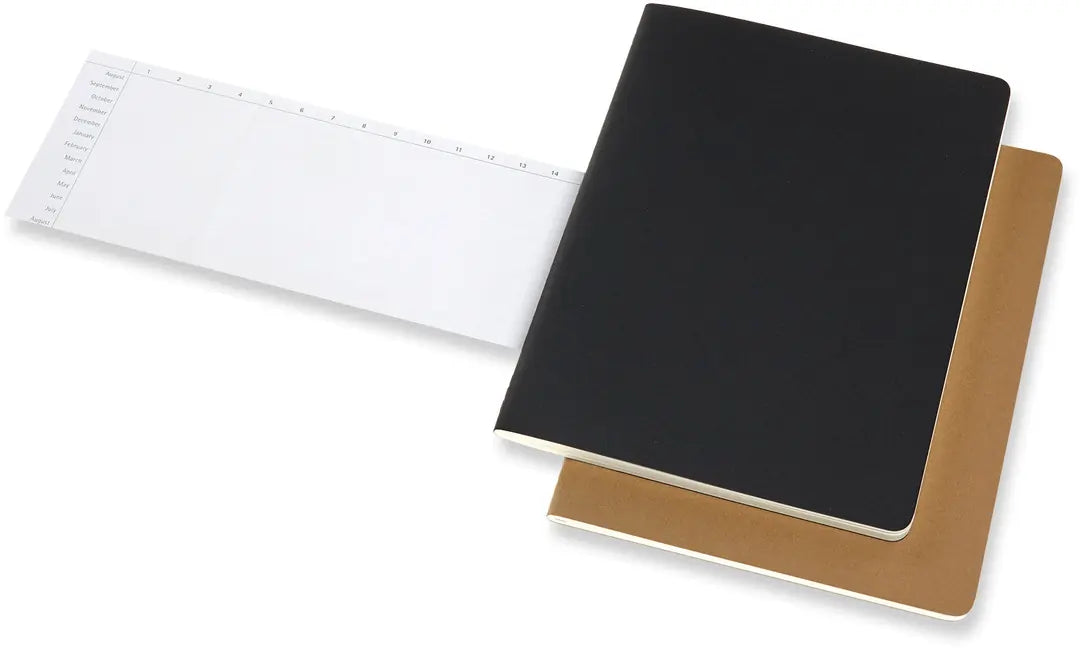 MOLESKINE Notizheft Studien XLarge 620282 liniert,schwarz,160B. 2 Stk.