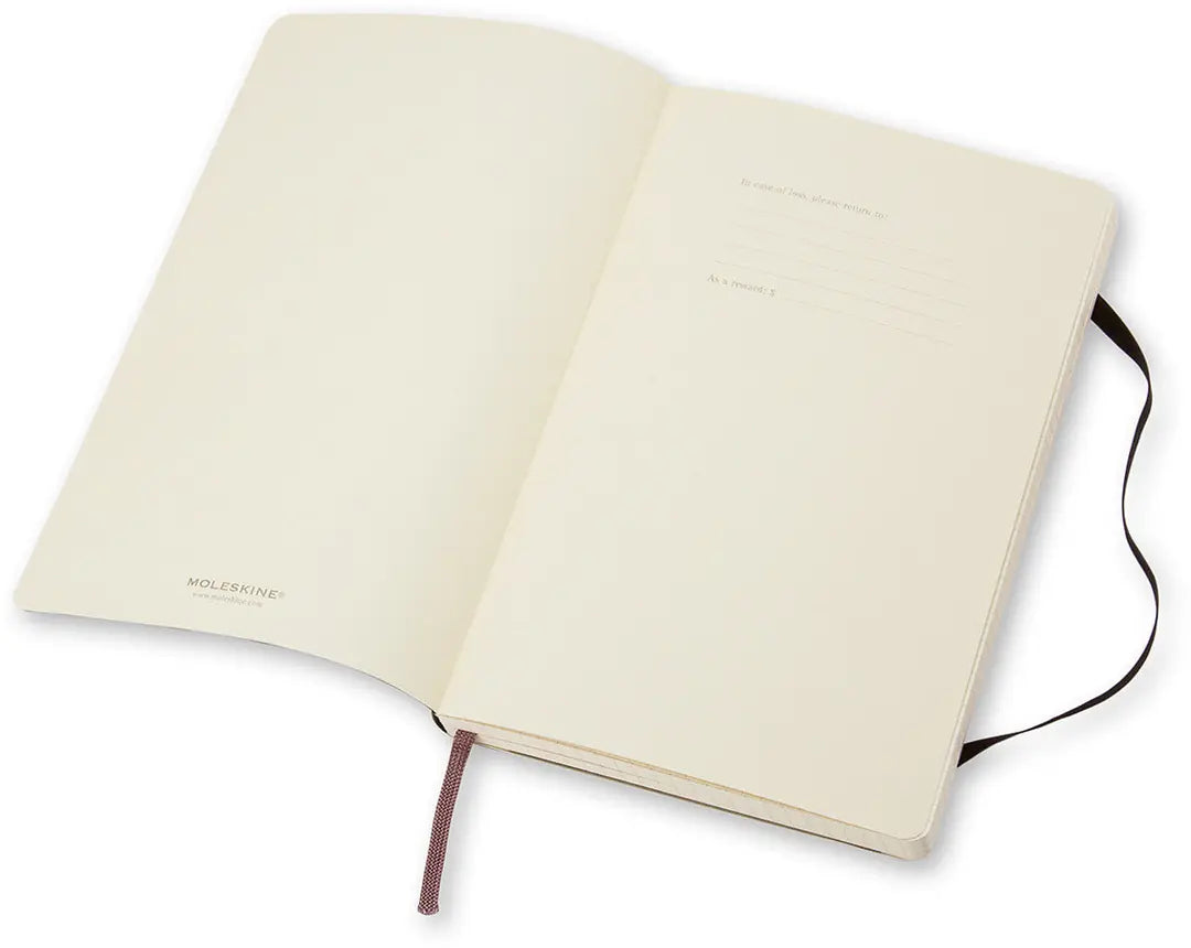 MOLESKINE Notizbuch Soft A5 718-6 kariert schwarz