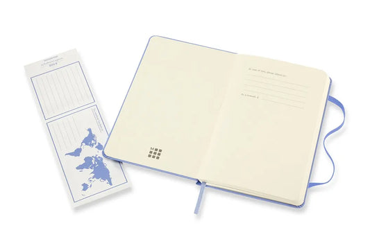 MOLESKINE Notizbuch HC Pocket/A6 850796 liniert,hortensienblau,192 S.