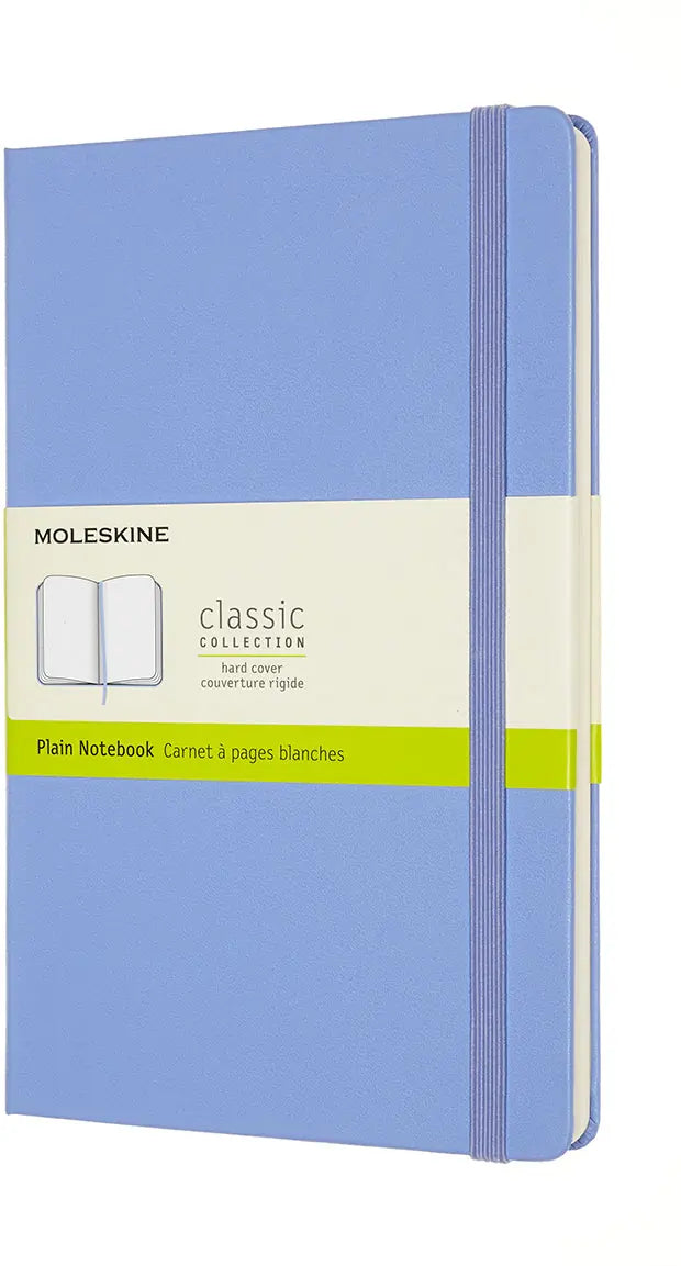 MOLESKINE Notizbuch HC L/A5 850826 blanko,hortensienblau,208 S.