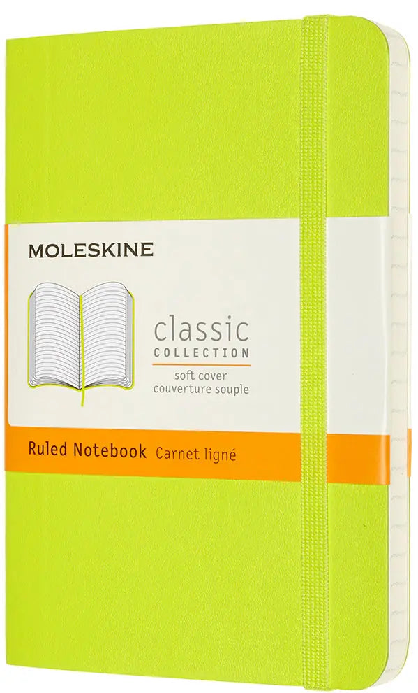 MOLESKINE Notizbuch SC Pocket/A6 850970 liniert,limetten grün,192 S.