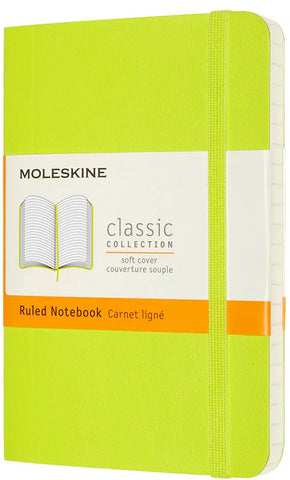 MOLESKINE Notizbuch SC Pocket/A6 850970 liniert,limetten grün,192 S.