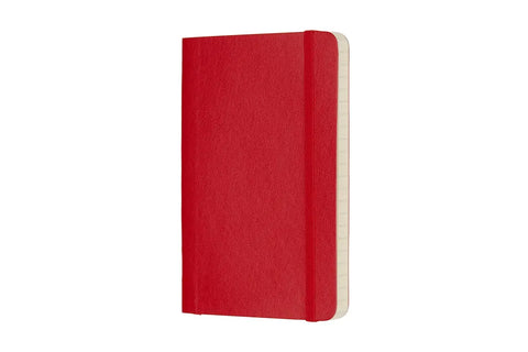 MOLESKINE Notizbuch P/A6 854597 Liniert,SoftCover,Scharlach