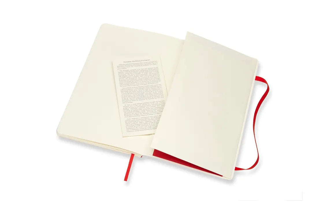 MOLESKINE Notizbuch L/A5 854634 Liniert,SoftCover,Scharlach