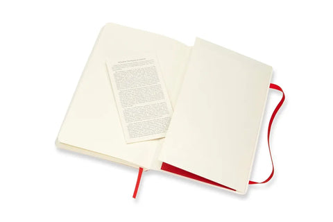 MOLESKINE Notizbuch L/A5 854658 Blanko,Soft Cover,Scharlach