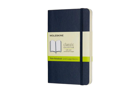MOLESKINE Notizbuch P/A6 854726 Blanko,Soft Cover,Saphir