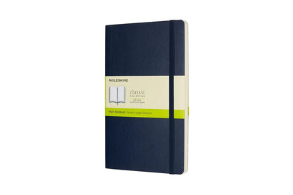 MOLESKINE Notizbuch L/A5 854757 Blanko,Soft Cover,Saphir