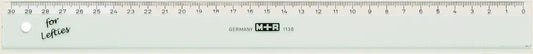 M+R Flachlineal 16cm 11160090 transparent