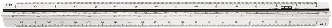 M+R Dreikantmassstab 30cm 716310010 Architekt