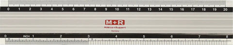 M+R Metall-Lineal 20cm 718200000 skaliert Alu