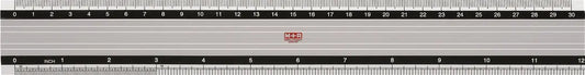 M+R Metall-Lineal 30cm 718300000 skaliert Alu