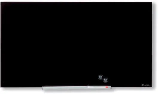 NOBO Whiteboard Premium Plus 1905179 Glas, schwarz, magn. 677x381mm