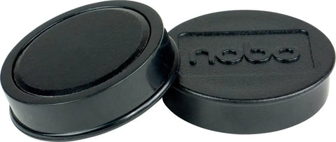 NOBO Magnet rund 38mm 1915312 schwarz 10 Stück