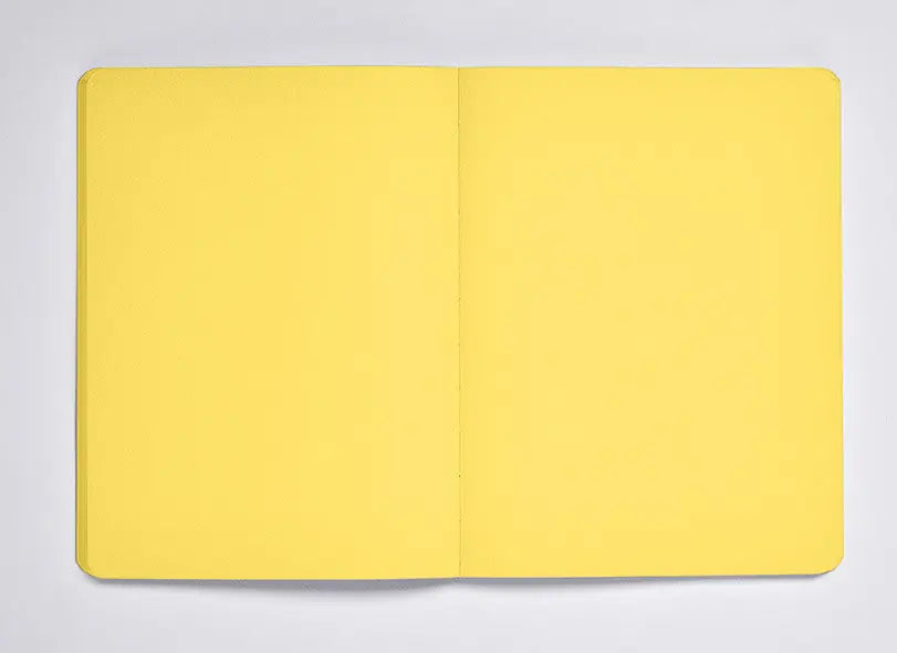 NUUNA Notizbuch Not White A5 54990 Light Yellow,blanko,176 S.