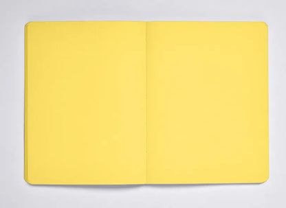 NUUNA Notizbuch Not White A5 54990 Light Yellow,blanko,176 S.