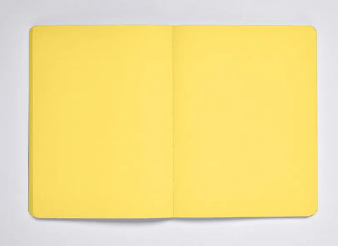 NUUNA Notizbuch Not White A5 54990 Light Yellow,blanko,176 S.