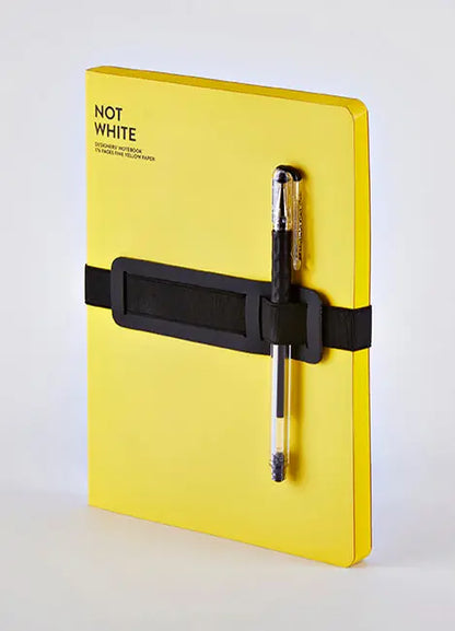 NUUNA Notizbuch Not White A5 54990 Light Yellow,blanko,176 S.