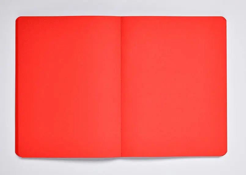 NUUNA Notizbuch Not White A5 55218 Red,blanko,176 S.