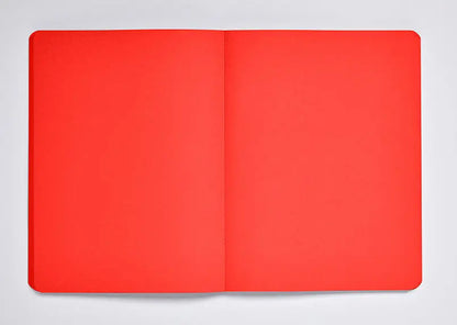 NUUNA Notizbuch Not White A5 55218 Red,blanko,176 S.