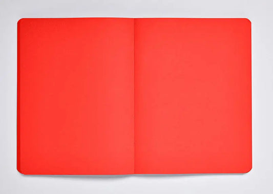 NUUNA Notizbuch Not White A5 55218 Red,blanko,176 S.