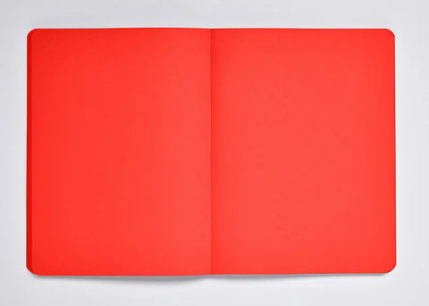 NUUNA Notizbuch Not White A5 55218 Red,blanko,176 S.