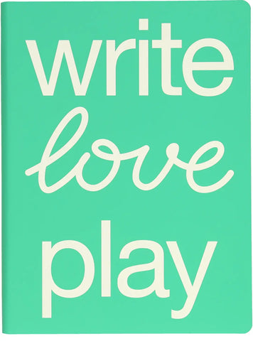 NUUNA Notizbuch Graphic L 56383 WRITE LOVE PLAY 256 Seiten