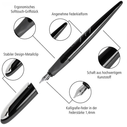 ONLINE Füllhalter Set Air 10010 Black