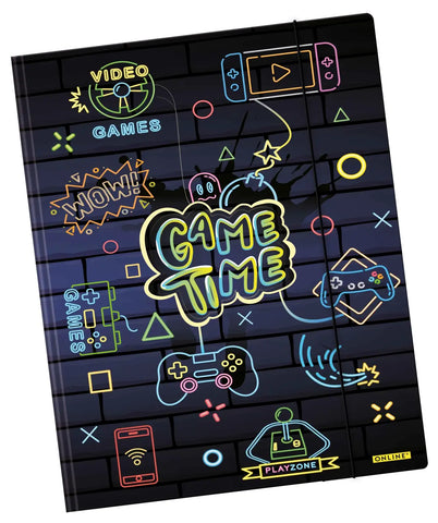 ONLINE Gummizugmappe A3 10142/6 Game Time