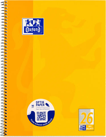 OXFORD Collegeblock A4+ 100050356 kariert, 90g 80 Blatt