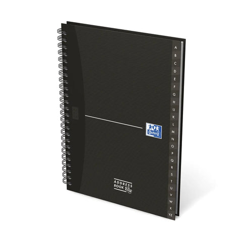 OXFORD Adressbuch Office A5 100101258 4 Farben, liniert 90g 80 Blatt
