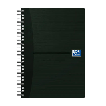 OXFORD Spiralbuch Smart Black A5 100103627 liniert 6mm, 90g 90 Blatt