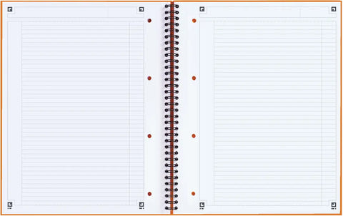 OXFORD Spiralbuch A4+ 100104036 liniert 6mm, 80g 80 Blatt