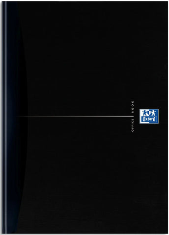 OXFORD Office-Notizbuch A4 100104227 schwarz, kariert 5mm 96 Blatt