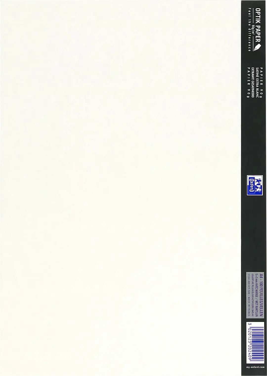 OXFORD Notizblock A4 400075509 kariert 5mm, ass. 100 Blatt