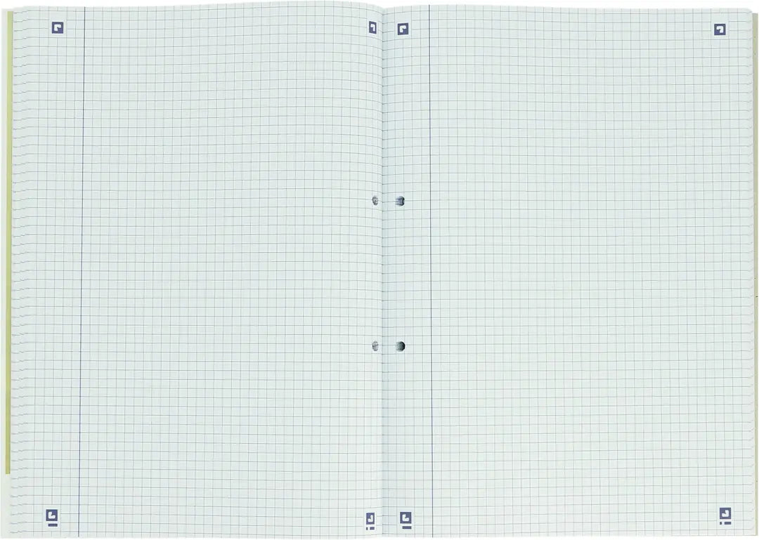 OXFORD Notizblock A4 400075509 kariert 5mm, ass. 100 Blatt