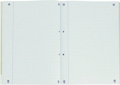 OXFORD Notizblock A4 400075509 kariert 5mm, ass. 100 Blatt