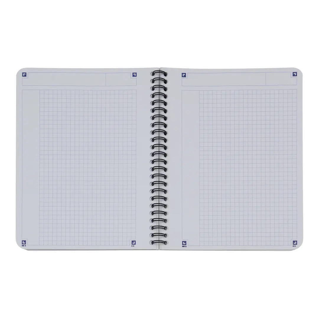 OXFORD Touch Spiralheft 400104100 A5, kariert 70 Blatt, blau