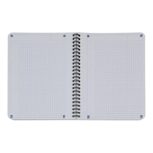 OXFORD Touch Spiralheft 400104100 A5, kariert 70 Blatt, blau