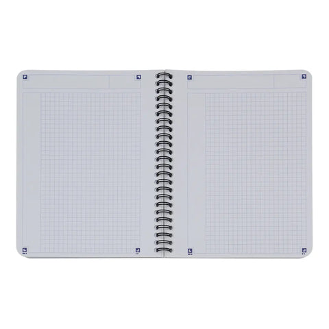 OXFORD Touch Spiralheft 400104100 A5, kariert 70 Blatt, blau