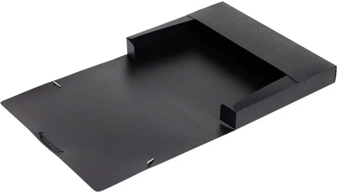 OXFORD Gummibandmappe Urban 24x32cm 400104953 schwarz, Füllhöhe 2.5cm