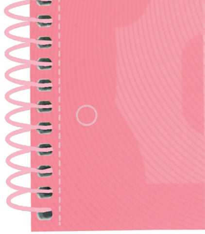 OXFORD Spiralbuch A4+ 400117272 kariert 5mm past.rosa 80 Blatt