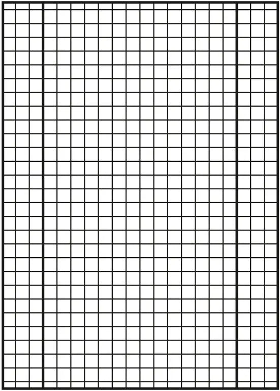 OXFORD Collegeblock Touch A4+ 400121610 schwarz, kariert 90g 80 Blatt