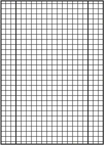 OXFORD Collegeblock Touch A4+ 400121610 schwarz, kariert 90g 80 Blatt